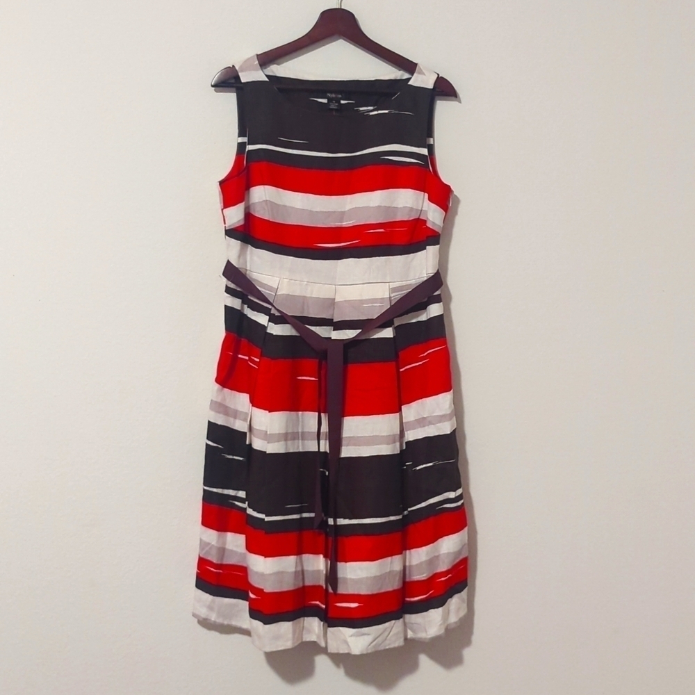 Style & Co. Women's size 10 multicolored striped Dress.
